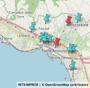 Mappa Via Vesuvio, 80058 Torre Annunziata NA, Italia (1.69167)