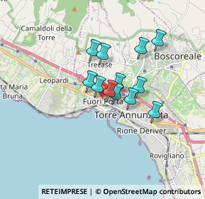 Mappa Via Vesuvio, 80058 Torre Annunziata NA, Italia (1.24583)