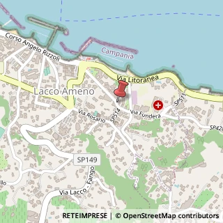Mappa Via IV Novembre, 55, 80076 Lacco Ameno, Napoli (Campania)