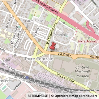 Mappa Via Plinio, 103, 80058 Torre Annunziata, Napoli (Campania)