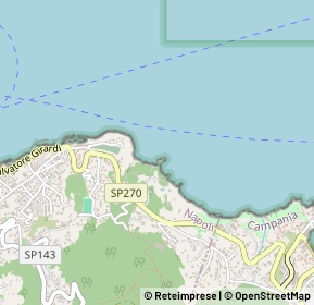 Mappa Via Vicinale Castiglione, 80074 Ischia NA, Italia (0.35385)