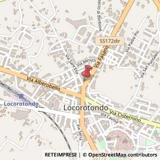 Mappa Via Fasano, 1, 70010 Locorotondo, Bari (Puglia)