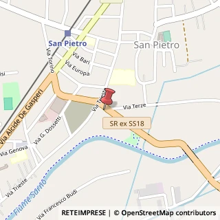 Mappa Via Fosso dei Bagni, 41, 84018 Scafati, Salerno (Campania)