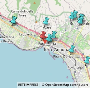 Mappa Via Gino Alfani, 80058 Torre Annunziata NA, Italia (2.45286)