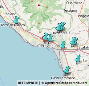 Mappa Via Gino Alfani, 80058 Torre Annunziata NA, Italia (4.44417)