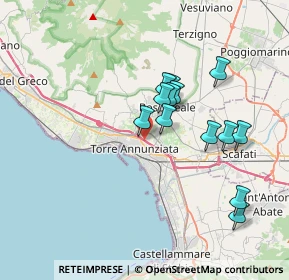 Mappa Via Poderale, 80058 Torre Annunziata NA, Italia (3.41308)