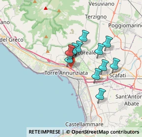 Mappa Via Poderale, 80058 Torre Annunziata NA, Italia (2.74417)