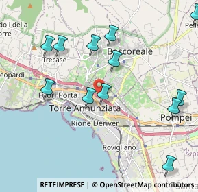 Mappa Via Poderale, 80058 Torre Annunziata NA, Italia (2.46667)