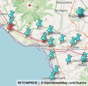 Mappa SR18, 80058 Torre Annunziata NA, Italia (5.5135)