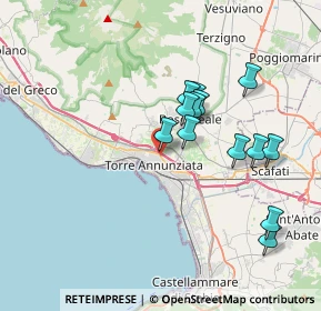 Mappa SR18, 80058 Torre Annunziata NA, Italia (3.57462)