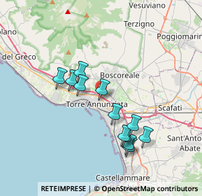 Mappa SR18, 80058 Torre Annunziata NA, Italia (3.53833)