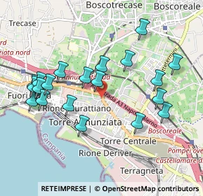 Mappa SR18, 80058 Torre Annunziata NA, Italia (1.083)