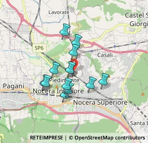 Mappa Via Fratelli Buscetto, 84014 Nocera Inferiore SA, Italia (1.40846)