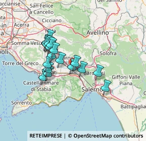 Mappa Via Fratelli Buscetto, 84014 Nocera Inferiore SA, Italia (11.94)