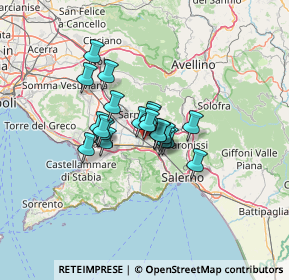 Mappa Via Fratelli Buscetto, 84014 Nocera Inferiore SA, Italia (8.674)