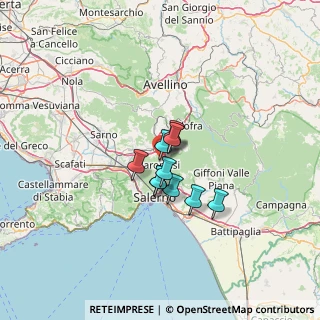 Mappa Via del Progresso, 84081 Baronissi SA, Italia (7.65727)