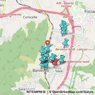 Mappa Via del Progresso, 84081 Baronissi SA, Italia (0.8615)