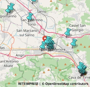 Mappa Via Alessandro Volta, 84014 Nocera Inferiore SA, Italia (5.4925)