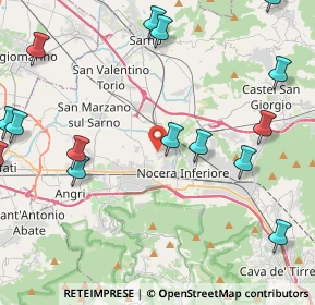 Mappa Via Alessandro Volta, 84014 Nocera Inferiore SA, Italia (6.072)