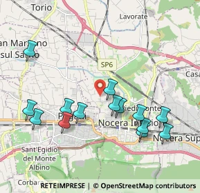 Mappa Via Alessandro Volta, 84014 Nocera Inferiore SA, Italia (2.20929)