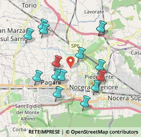 Mappa Via Alessandro Volta, 84014 Nocera Inferiore SA, Italia (2.012)