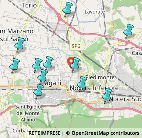 Mappa Via Alessandro Volta, 84014 Nocera Inferiore SA, Italia (2.41091)