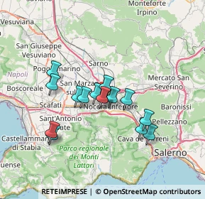 Mappa Via Alessandro Volta, 84014 Nocera Inferiore SA, Italia (5.87867)