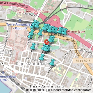 Mappa Via Margherita di Savoia, 80058 Torre Annunziata NA, Italia (0.172)