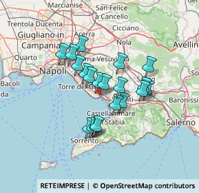 Mappa Via V. Gambardella, 80058 Torre Annunziata NA, Italia (11.0385)