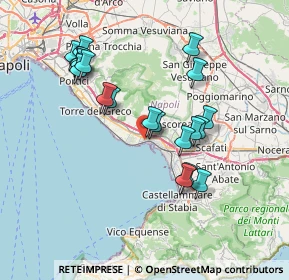 Mappa Via V. Gambardella, 80058 Torre Annunziata NA, Italia (7.6155)