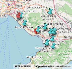 Mappa Via V. Gambardella, 80058 Torre Annunziata NA, Italia (7.47063)