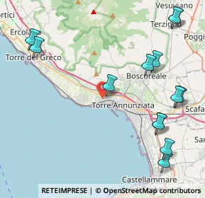 Mappa Via V. Gambardella, 80058 Torre Annunziata NA, Italia (5.82615)