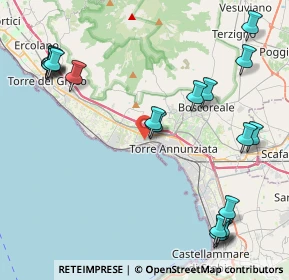 Mappa Via V. Gambardella, 80058 Torre Annunziata NA, Italia (5.73789)
