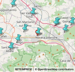 Mappa Via Mangioni 1 Mercato Ortofrutticolo, 84016 Nocera Inferiore SA, Italia (5.45091)
