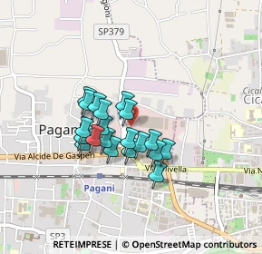 Mappa Via Mangioni 1 Mercato Ortofrutticolo, 84016 Nocera Inferiore SA, Italia (0.334)