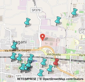 Mappa Via Mangioni 1 Mercato Ortofrutticolo, 84016 Nocera Inferiore SA, Italia (0.803)