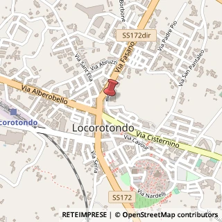 Mappa Via Alcide De Gasperi, 125, 70010 Locorotondo, Bari (Puglia)