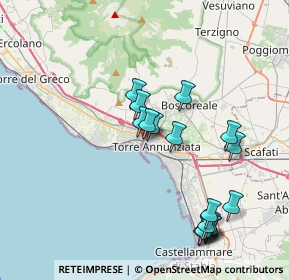 Mappa Via Pontenuovo, 80058 Torre Annunziata NA, Italia (4.41333)