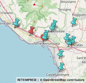 Mappa Via Pontenuovo, 80058 Torre Annunziata NA, Italia (4.11692)