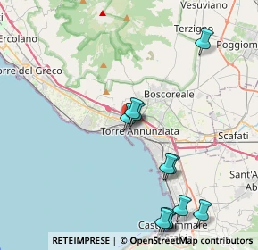 Mappa Via Pontenuovo, 80058 Torre Annunziata NA, Italia (4.88)