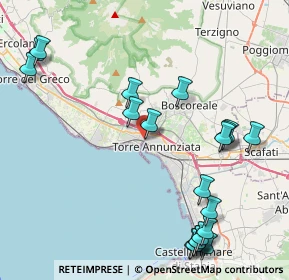 Mappa Via Pontenuovo, 80058 Torre Annunziata NA, Italia (5.5565)