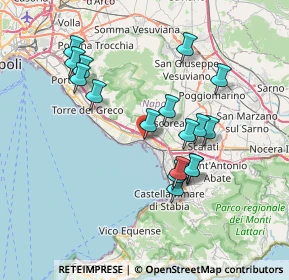 Mappa Via Pontenuovo, 80058 Torre Annunziata NA, Italia (7.39059)