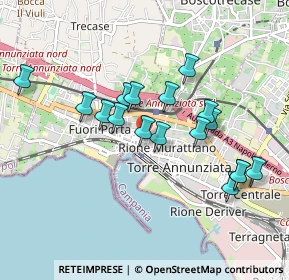 Mappa Via Parini, 80058 Torre Annunziata NA, Italia (0.90941)