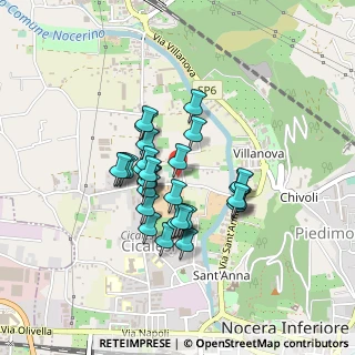 Mappa Via Alfonso Cuomo, 84014 Nocera Inferiore SA, Italia (0.35)