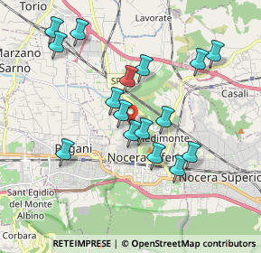 Mappa Via Alfonso Cuomo, 84014 Nocera Inferiore SA, Italia (1.91)