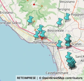 Mappa Via Lava, 80058 Torre Annunziata NA, Italia (5.38368)