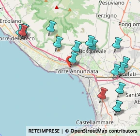 Mappa Via Lava, 80058 Torre Annunziata NA, Italia (5.07647)