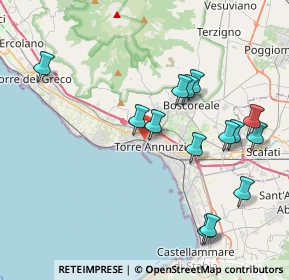 Mappa P.za Ernesto Cesaro, 80058 Torre Annunziata NA, Italia (4.45714)