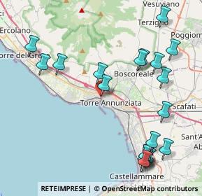 Mappa Via Lava, 80058 Torre Annunziata NA, Italia (5.4315)