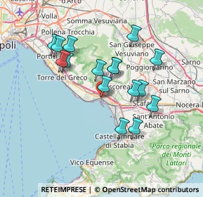 Mappa Via Lava, 80058 Torre Annunziata NA, Italia (6.8925)